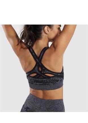 Спортивний топ безшовного крою (seamless) gymshark s
