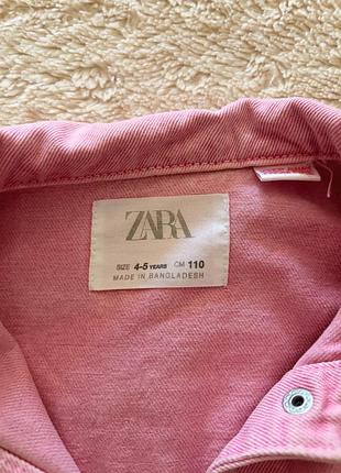 Джинсова куртка zara, 4-5 років 2