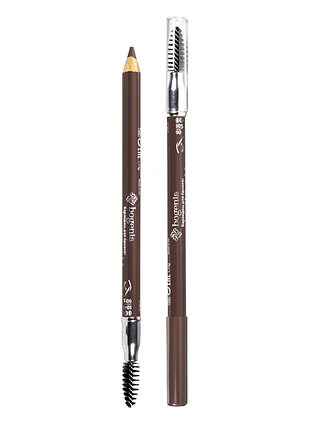 Олівець для брів bogenia powder brow liner зі щіточкою bg506 № 003 brown