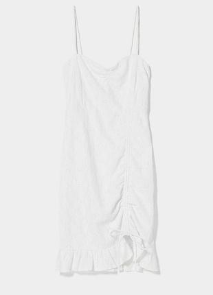 Біла сукня прошва bershka 4