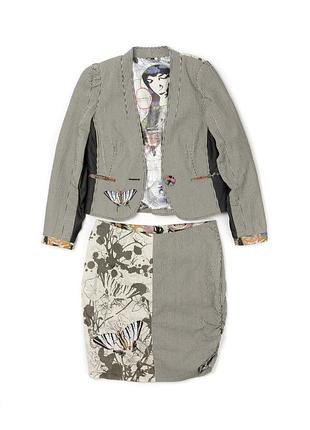 St-martins suit blazer and skirt set [bwh013308]