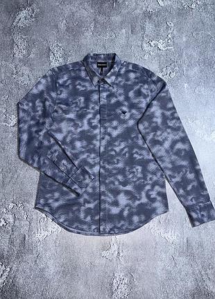 Сорочка emporio armani custom exclusive m/l розмір оригінал ідеальний стан