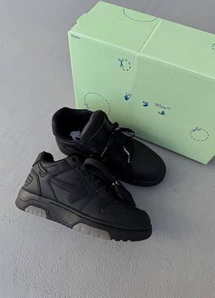 😍 женские кроссовки of f white x out office | full black premium (10)