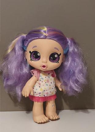 Интерактивная кукла moose toys kindi kids shiver 'n' shake rainbowизнанка радужная кейт, комплект только кукла