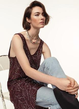 H&m studio h&m edition святкова довга сукня в довжині міді сукня вкрита каменем сукня зі стразами