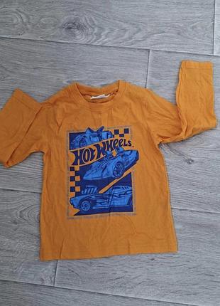 🧡 дитячий лонгслів hot wheels 🏎️💨