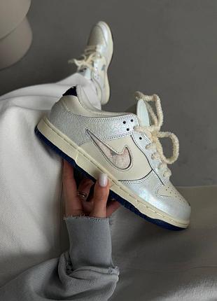 Кроссовки женские nike sb dunk | pearl multicolor-midnight navy premium