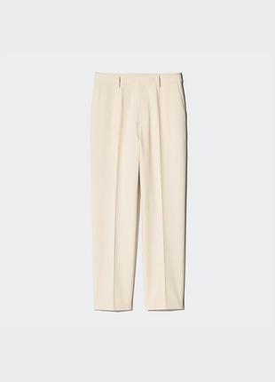 Молочні брюки від uniqlo