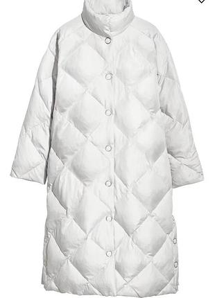 H&m premium selection пухове 🪶пальто m-l