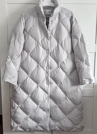 H&m premium selection пухове 🪶пальто m-l 3