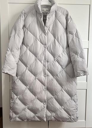 H&m premium selection пухове 🪶пальто m-l 4