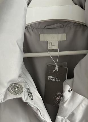 H&m premium selection пухове 🪶пальто m-l 5