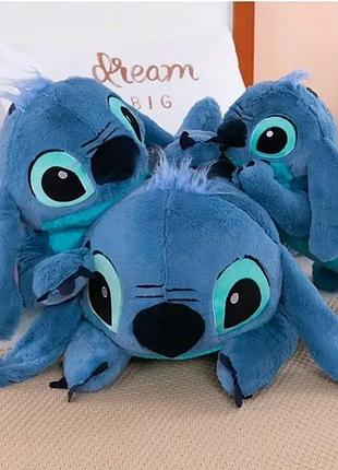 Игрушка синий стич лежачий 100 см
