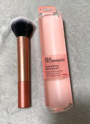 Кисть для пудры real techniques everything face makeup brush (rt 245) в упаковке новая 6