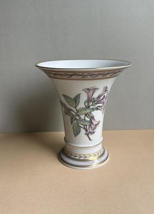 Ваза винтажная фарфоровая kaiser «plantage», k. nossek