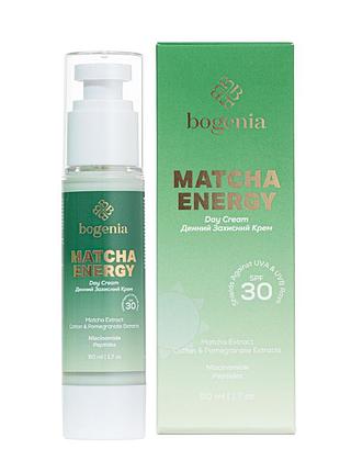 Дневной крем для лица с матчей и spf 30 bogenia matcha day cream 50 мл daily skin care