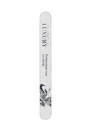 Пила полировальная для ногтей прямая серая beauty luxury bm-01g 80/80 daily skin care