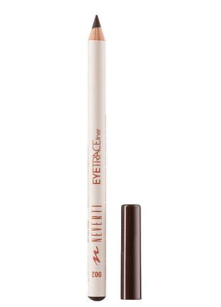 Олівець-маркер для очей neverti eye trace liner (np107), 002 світло-коричневий