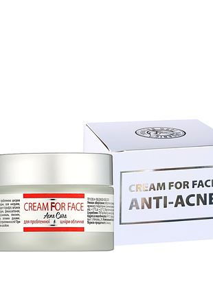 Крем-антиакне для проблемной кожи лица top beauty 50 мл daily skin care