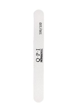 Пила полировальная для ногтей прямая белая qpi professional qws 100/100 daily skin care