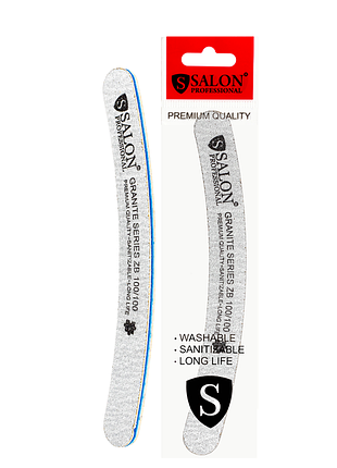 Пилочка для ногтей полировальная salon professional бумеранг на мягкой основе 335slp 100/100