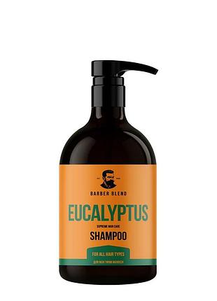 Шампунь для чоловіків barber blend eucalyptus для всіх типів волосся, 500 мл daily skin care