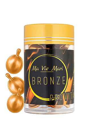 Капсулы против выпадения волос ma vie mari provitamin bronze бронзовые, 30 капсул (mvm3649) daily skin care