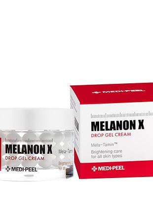 Крем для лица капсульный осветляющий medi-peel melanon x drop gel cream дневной 50 г daily skin care