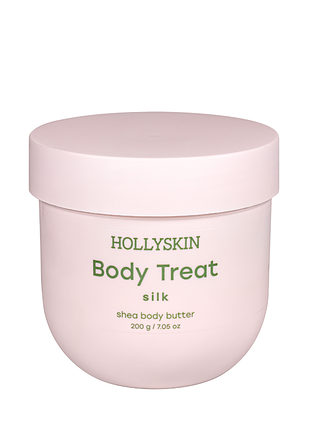 Батер для тіла парфумований живильний hollyskin body treat silk 200 г daily skin care