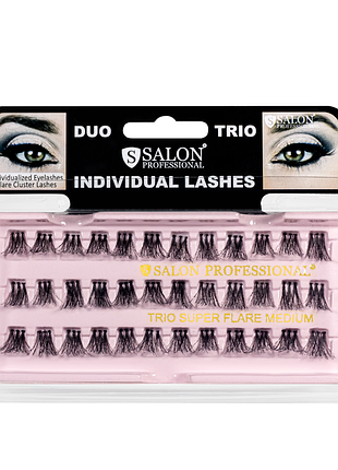Пучки для наращивания ресниц тройные salon professional medium daily skin care