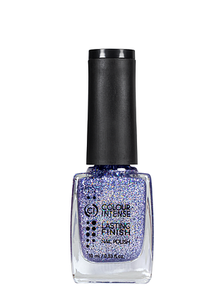 Лак для нігтів colour intense 10 мл np-303, 269 молочний з блакитним глітером daily skin care
