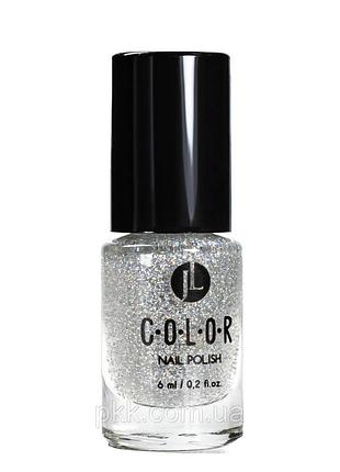 Лак для ногтей jovial luxe color 6 мл no 025 блестки разноцветные средние