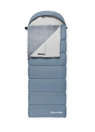 Спальный мешок с подогревом naturehike be400 cnk2300sd021, правый, серый