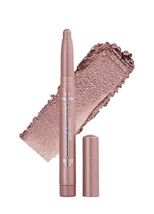 Тіні-олівець для повік перламутрові bogenia long lasting eyeshadow stick bg912, 006 рожево-коричневі daily skin care