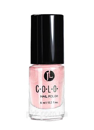 Лак для ногтей jovial luxe color 6 мл no 035 перламутровый светло-розовый