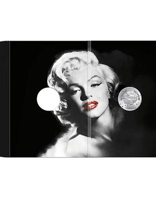 Для шафа  колекційна срібна монета «мерілін монро» (marilyn monroe) номіналом 10 євро