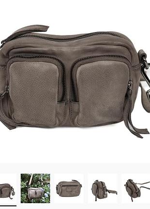 Кожаная crossbody сумка