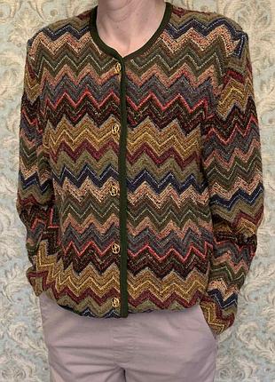Кардиган в стиле missoni 8