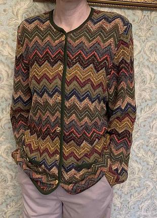 Кардиган в стиле missoni 9