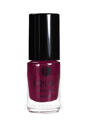 Лак для ногтей jovial luxe color 6 мл no 041 перламутровый бургунд