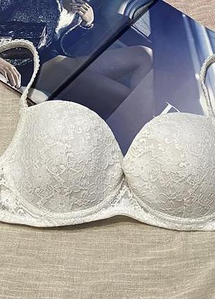 Tezenis восхитительный белый бюст с кружевом качественного бренда