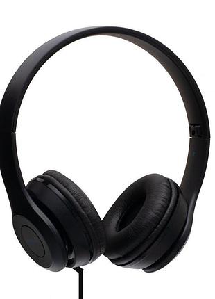 Проводные наушники накладные с микрофоном borofone 3.5mm bo5 1.2 m black
