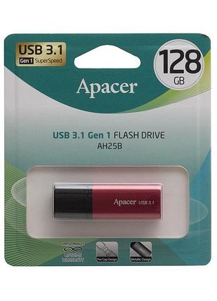 Usb-накопитель apacer ah25b 128gb usb flash drive 3.1 128 гб black