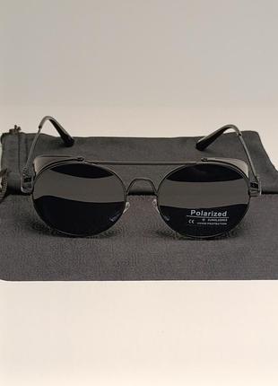 🕶️🕶️ круглые солнцезащитные очки с поляризацией с раздвижными шорами 🕶️🕶️