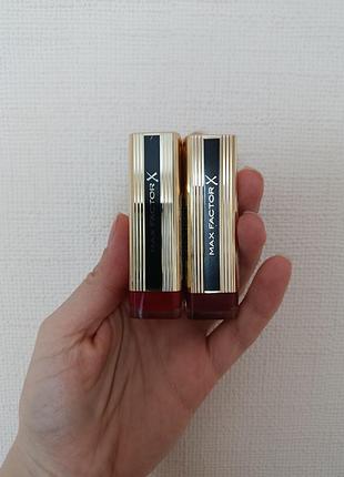 Увлажняющая помада для губ max factor colour elixir moisture lipstick тон 070 cherry kiss и 105 raisin (мк)