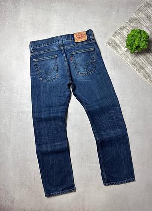 Вінтажні джинси прямі чоловічі levis 506 standard fit w33 l32 оригінал преміальні