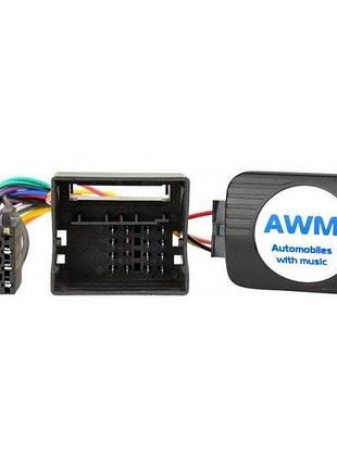 Awm адаптер кнопок на кермі для bmw 3 series, 5 series, x3, x5, z4, mini awm bm-9810