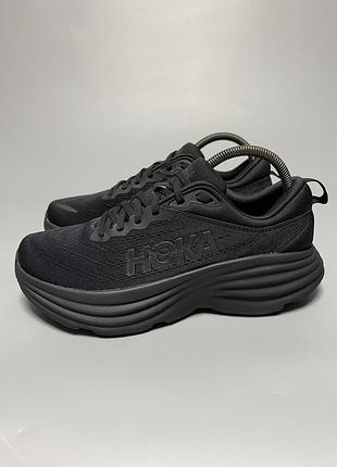 Кросівки на широку стопу для комфортної ходьби бігу тренувань hoka one one bondi 8 wide оригінал 1127954 bblc
