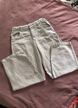 Джинси світлі zara kids широкі 11-12 років / 152 см