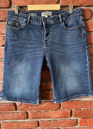 Джинсовые шорты бермуды fatface denim | размер usk 14 (eur 42 / l) | стан идеален